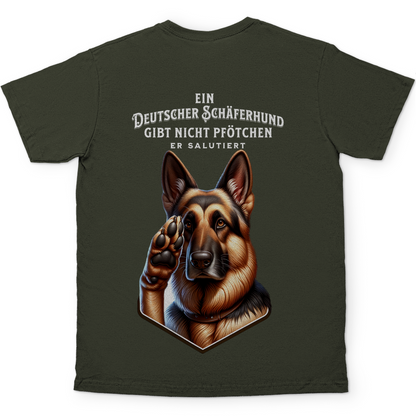 Herren T-Shirt DSH geben nicht Pfötchen