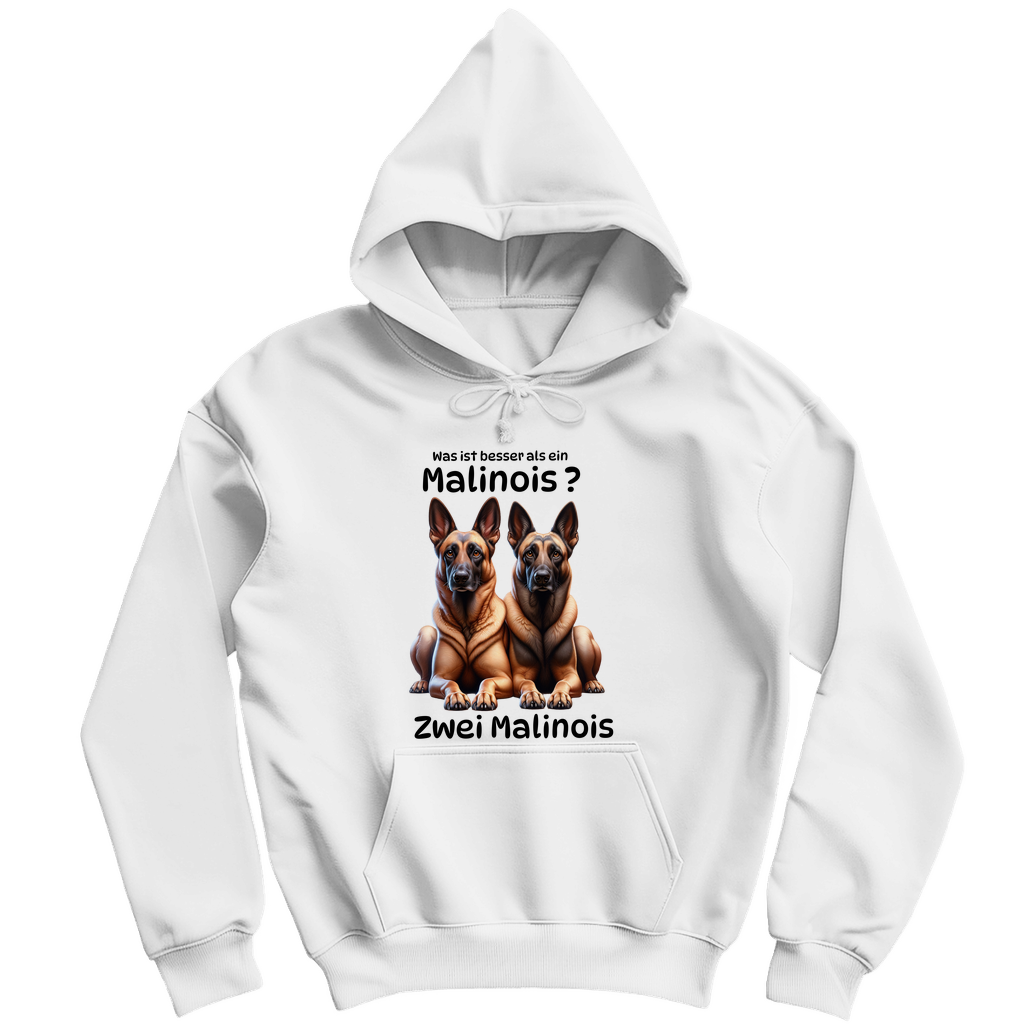 Herren Hoodie Zwei Malinois