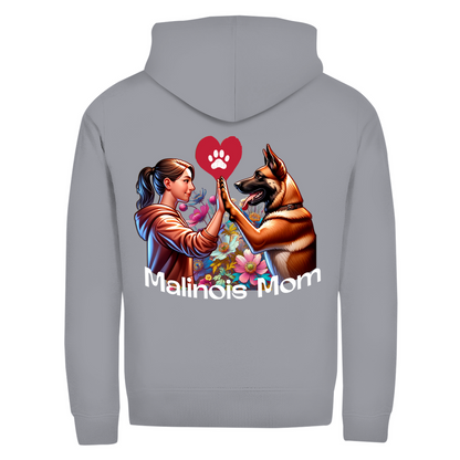 Zipper Hoodie Malinois Mom