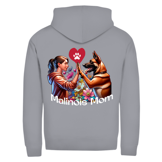 Zipper Hoodie Malinois Mom