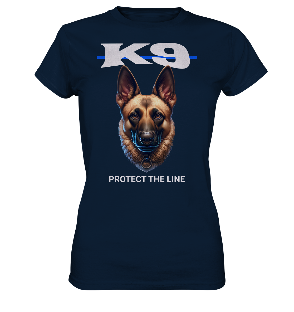 Blue Line Malinois - Ladies Premium Shirt