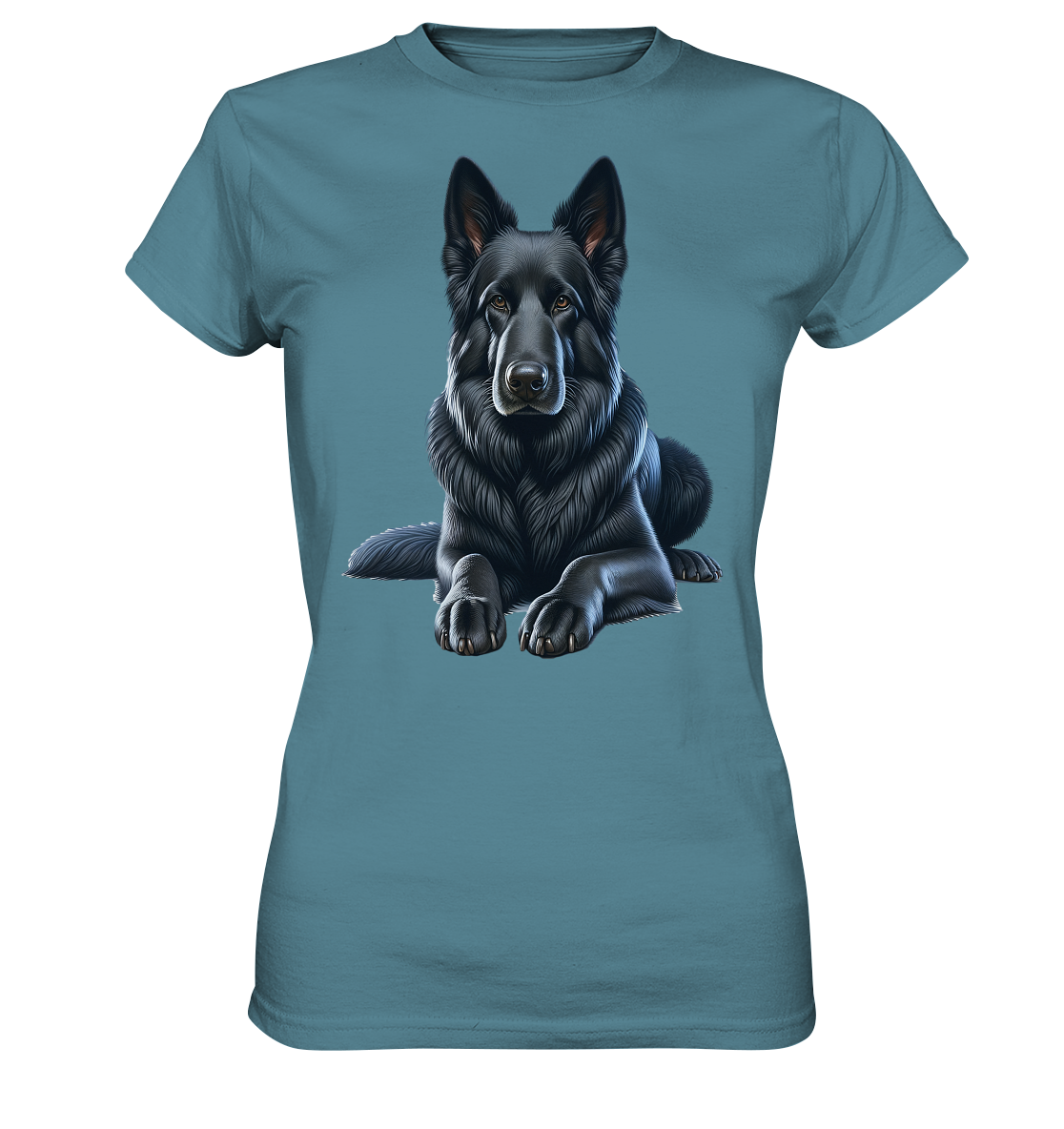 Schwarzer Schäferhund - Ladies Premium Shirt