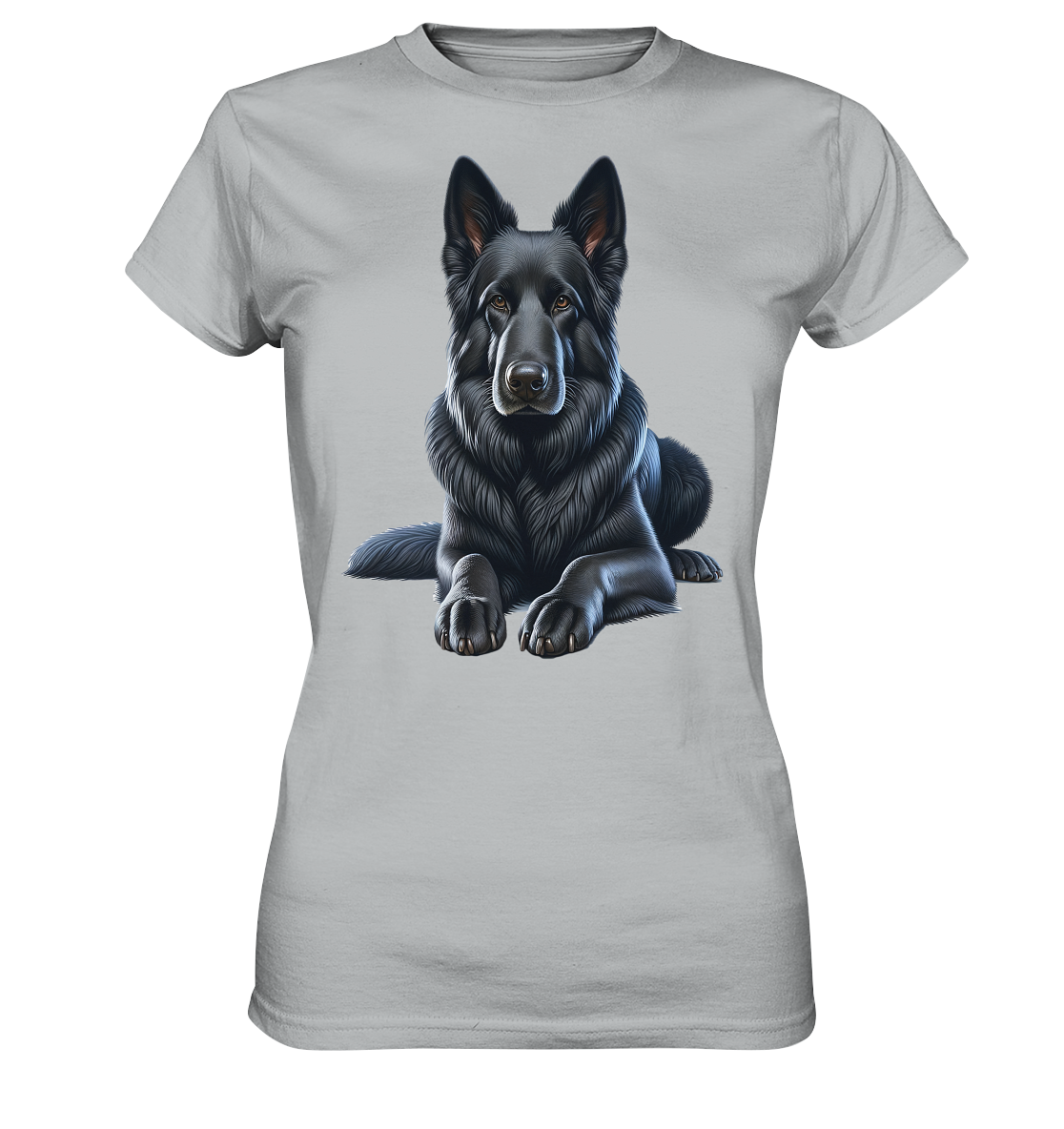 Schwarzer Schäferhund - Ladies Premium Shirt