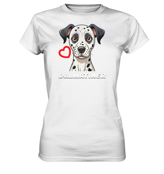 Dalmatiner Herzenshund - Ladies Premium Shirt