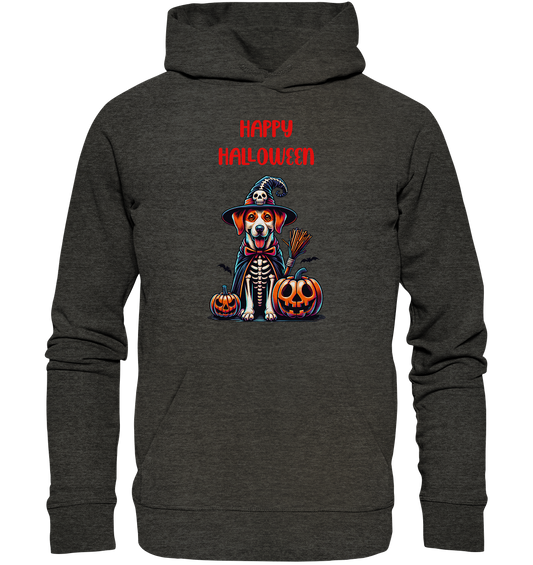 Happy Halloween funny Dog - Organic Basic Hoodie