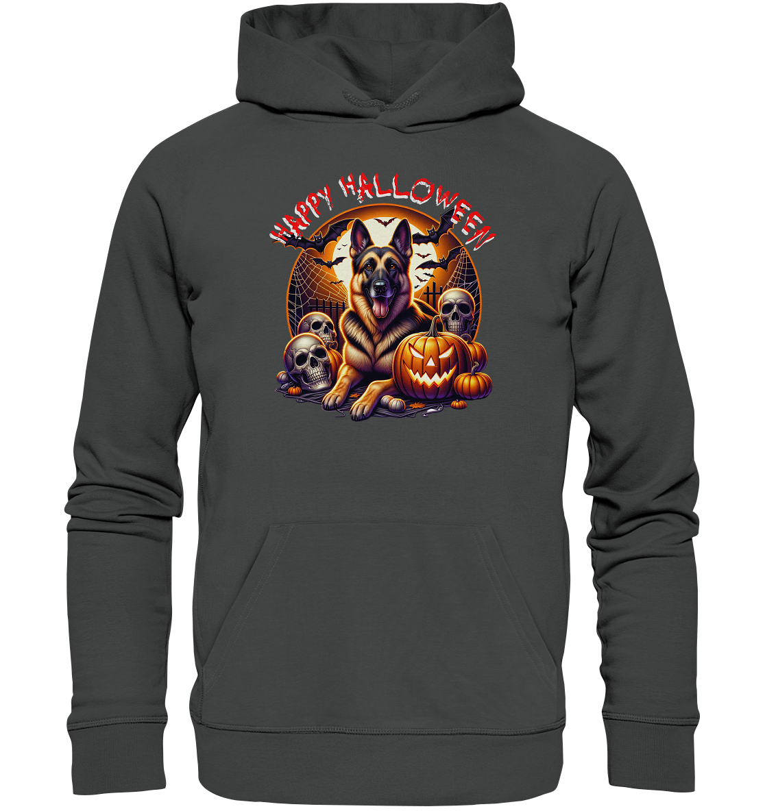 Happy Halloween Schäferhund - Organic Basic Hoodie