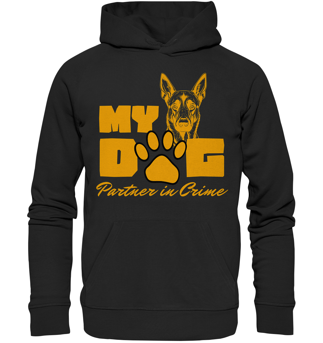 My Dog, Partner in Crime - Organic Hoodie