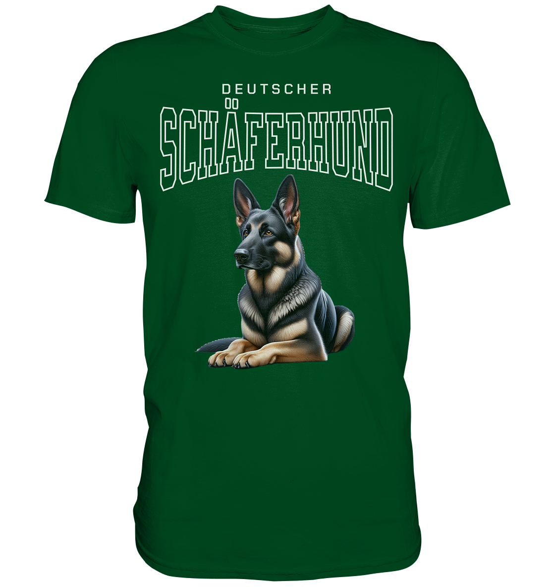 Deutscher Schäferhund "Platz" - Premium Shirt