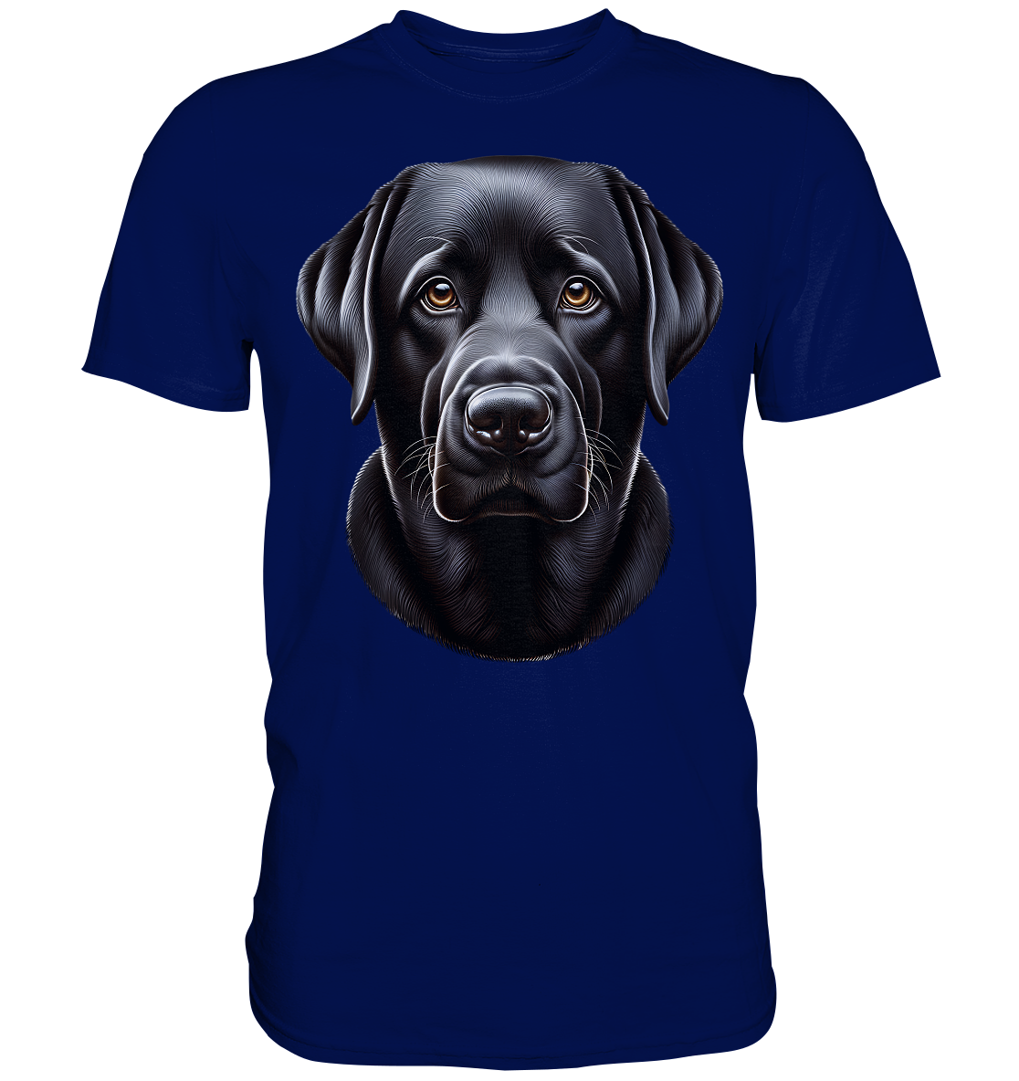 Black Labrador Portrait - Premium Shirt