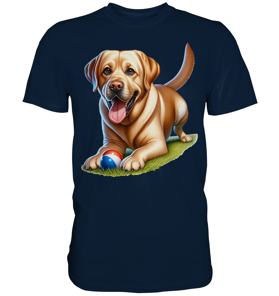 Verspielter Labrador - Premium Shirt