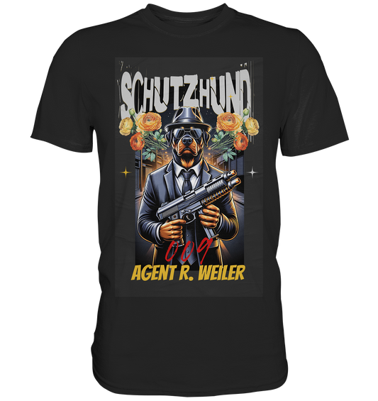 Dog-Art Schutzhund Agent 009 R.Weiler - Premium Shirt