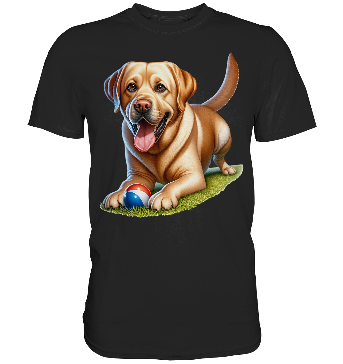 Verspielter Labrador - Premium Shirt