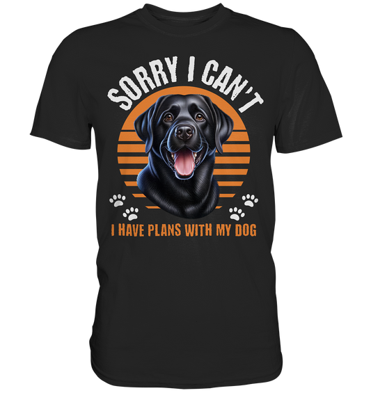 Black Labrador, keine Zeit - Premium Shirt