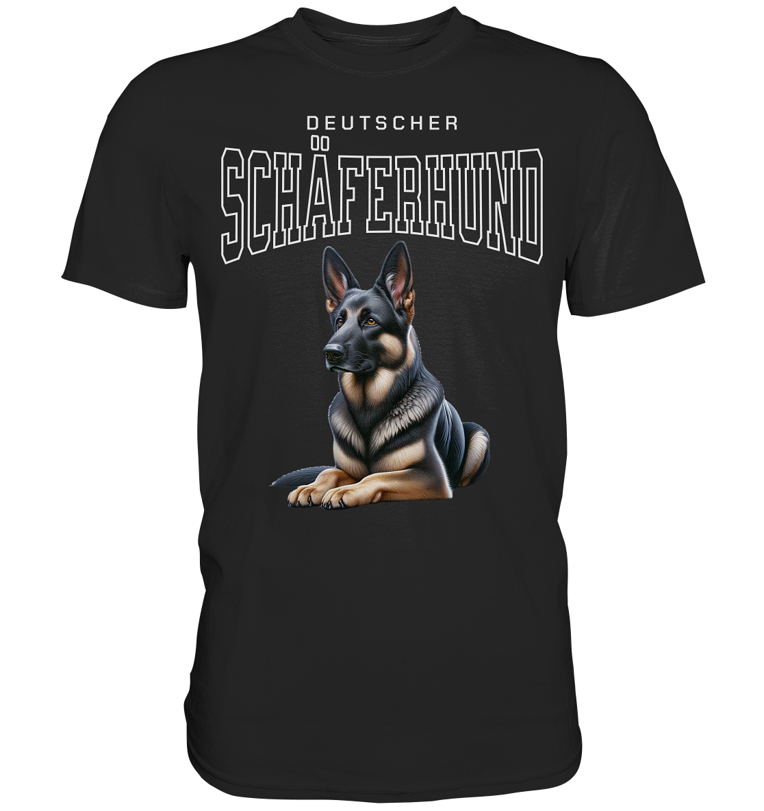 Deutscher Schäferhund "Platz" - Premium Shirt