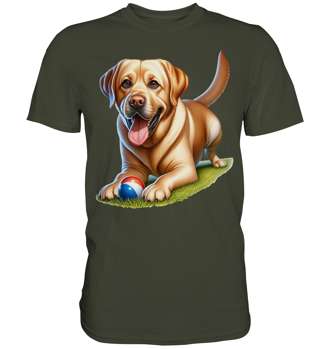 Verspielter Labrador - Premium Shirt