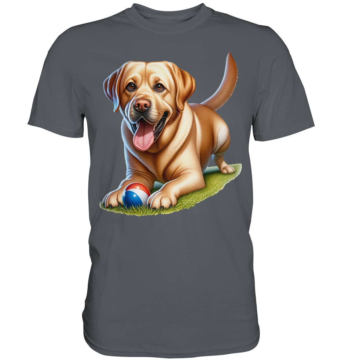 Verspielter Labrador - Premium Shirt