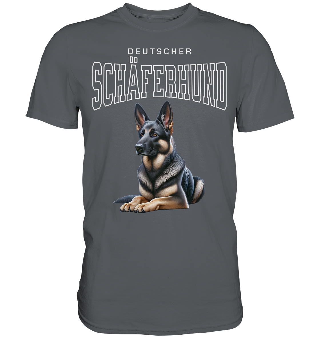 Deutscher Schäferhund "Platz" - Premium Shirt