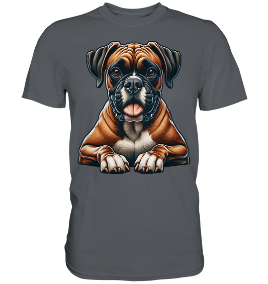 Boxer Hund ohne Spruch - Premium Shirt