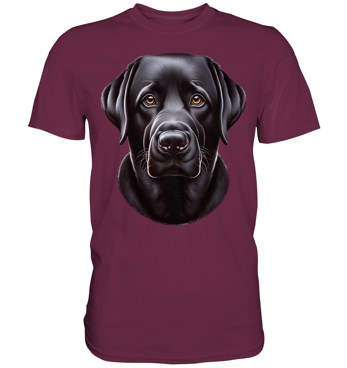 Black Labrador Portrait - Premium Shirt