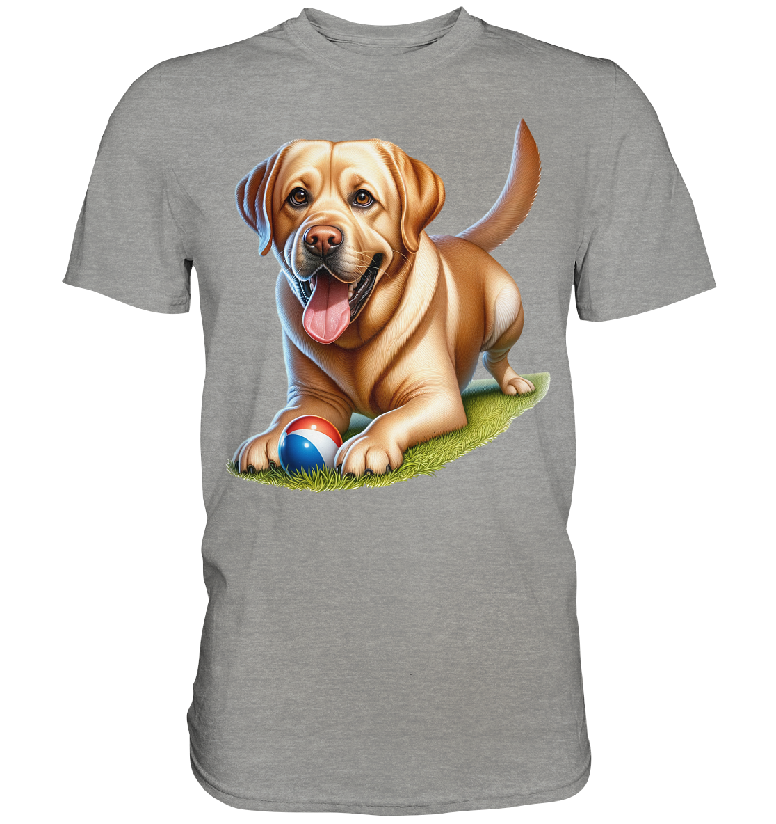 Verspielter Labrador - Premium Shirt