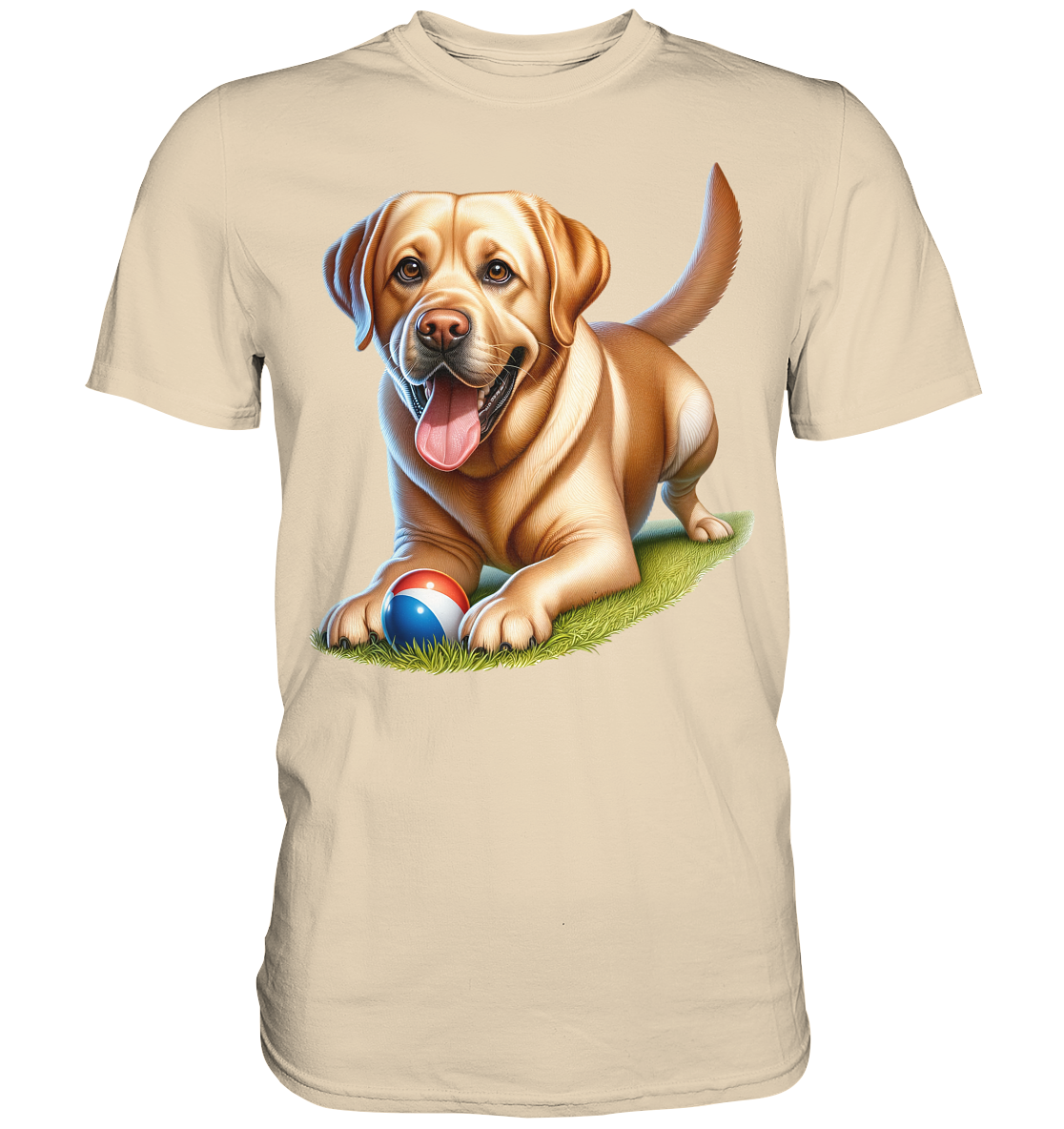 Verspielter Labrador - Premium Shirt