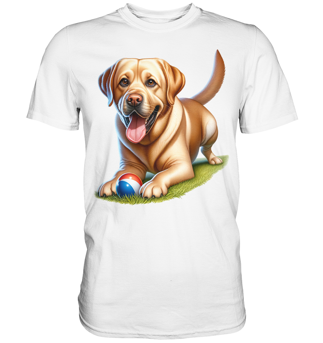 Verspielter Labrador - Premium Shirt