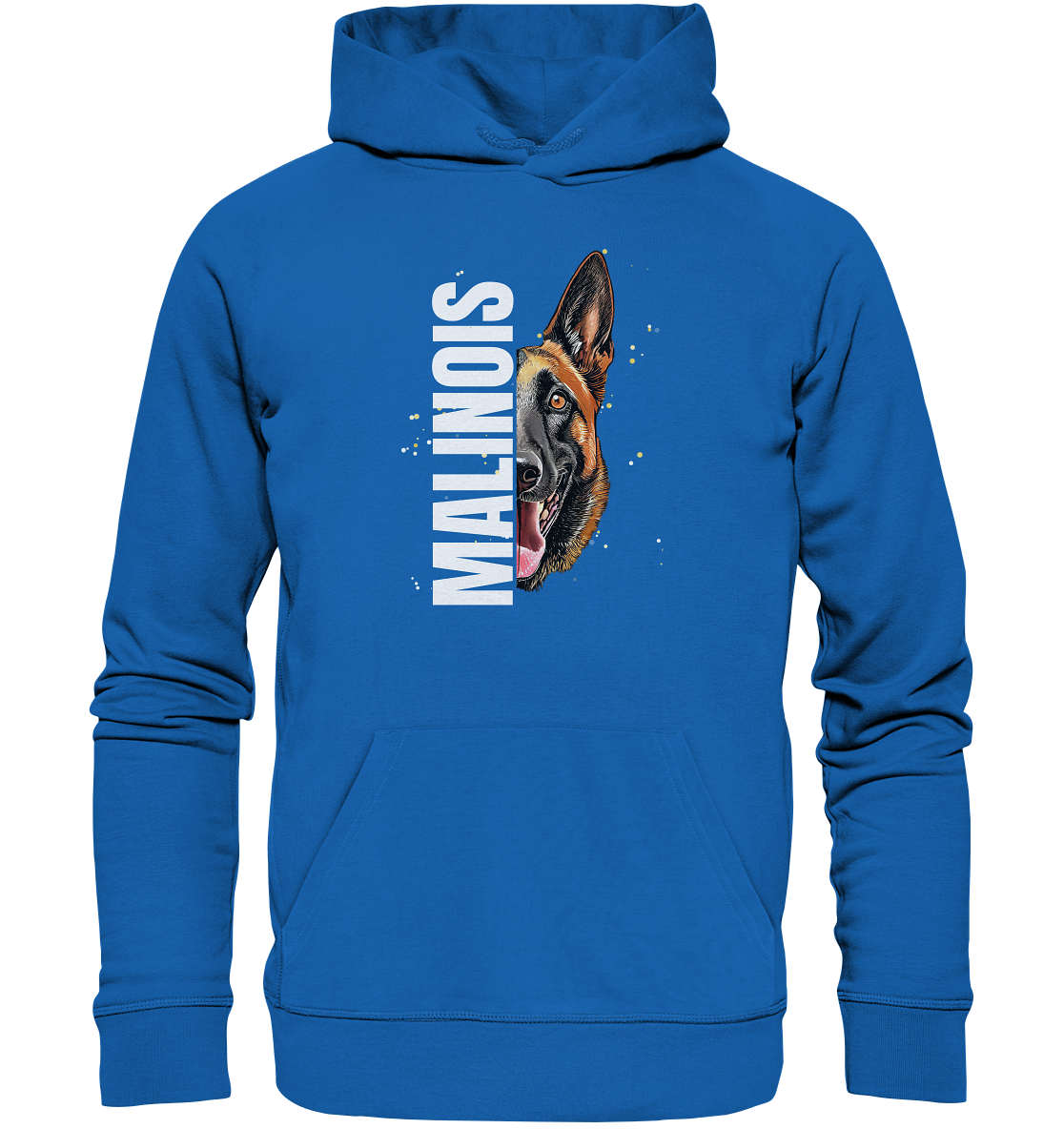 Malinois Schriftzug und Kopf - Premium Unisex Hoodie