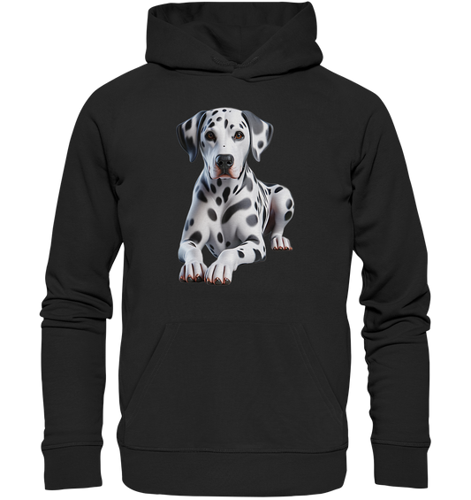 Dalmatiner liegend - Premium Unisex Hoodie