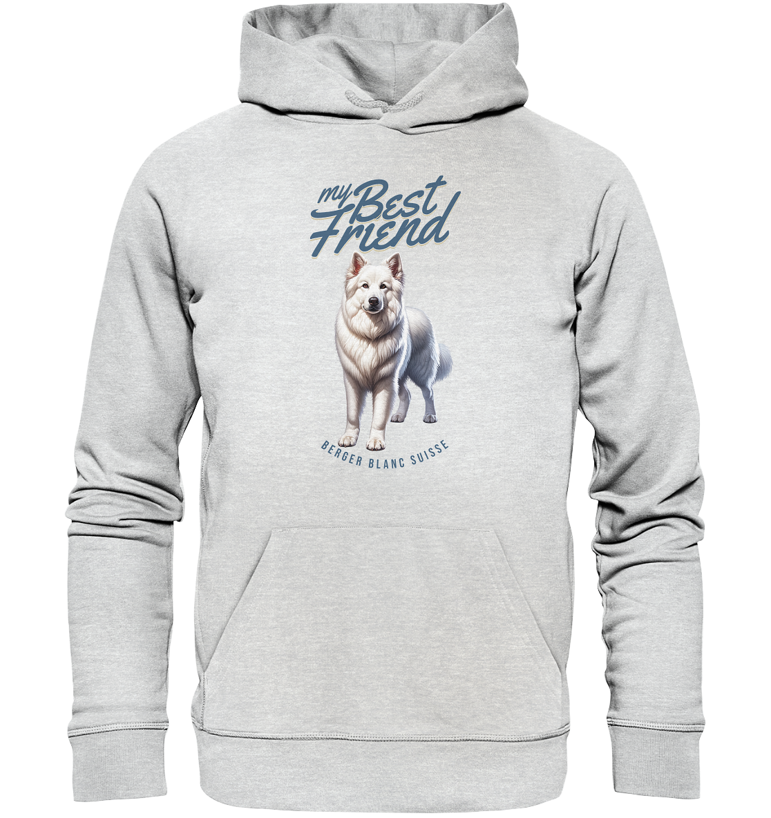 Weißer Schäferhund, my Best Friend - Premium Unisex Hoodie