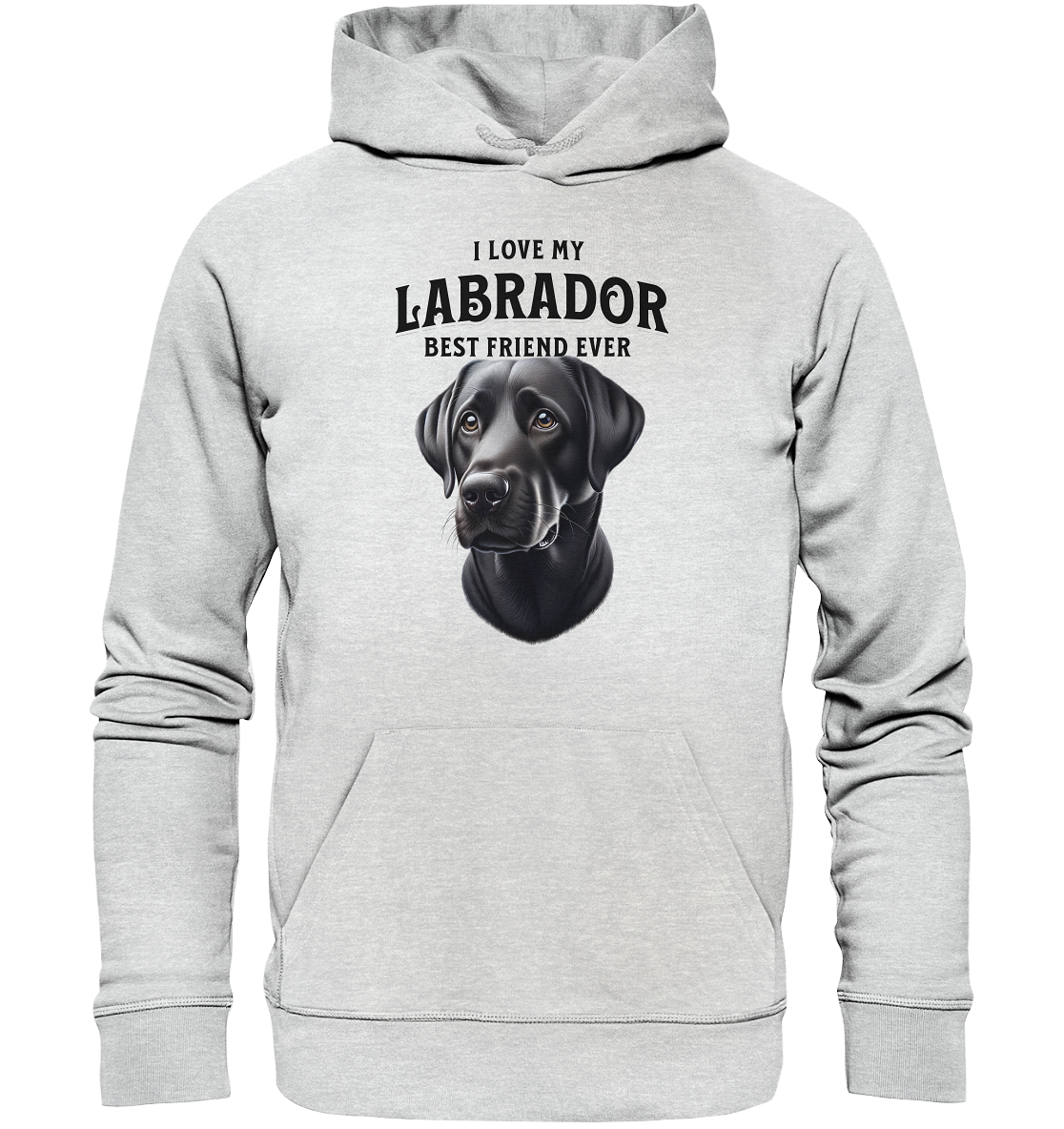 I love my Labrador - Premium Unisex Hoodie