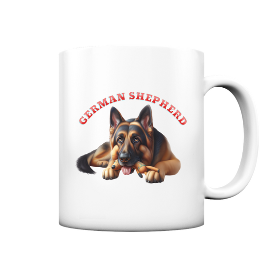 German Shepherd, Deutscher Schäferhund Tasse - Tasse matt