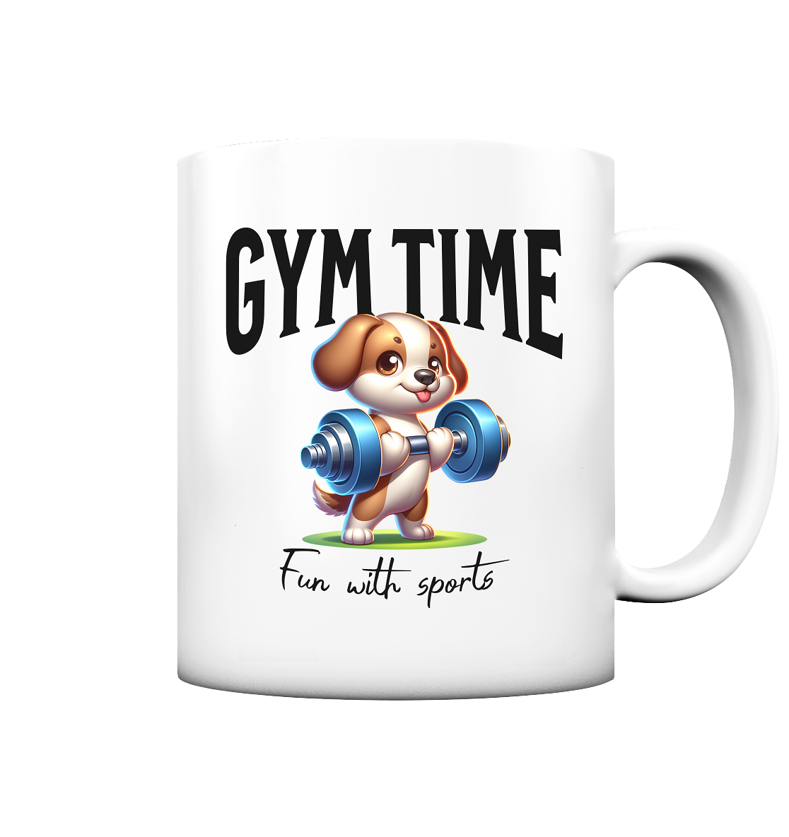 Gym Time - Fun with sports - Tasse matt