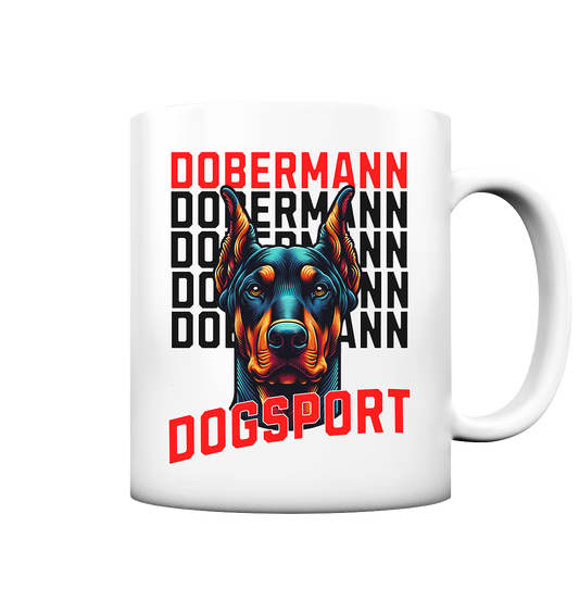 Dobermann Dogsport - Tasse matt