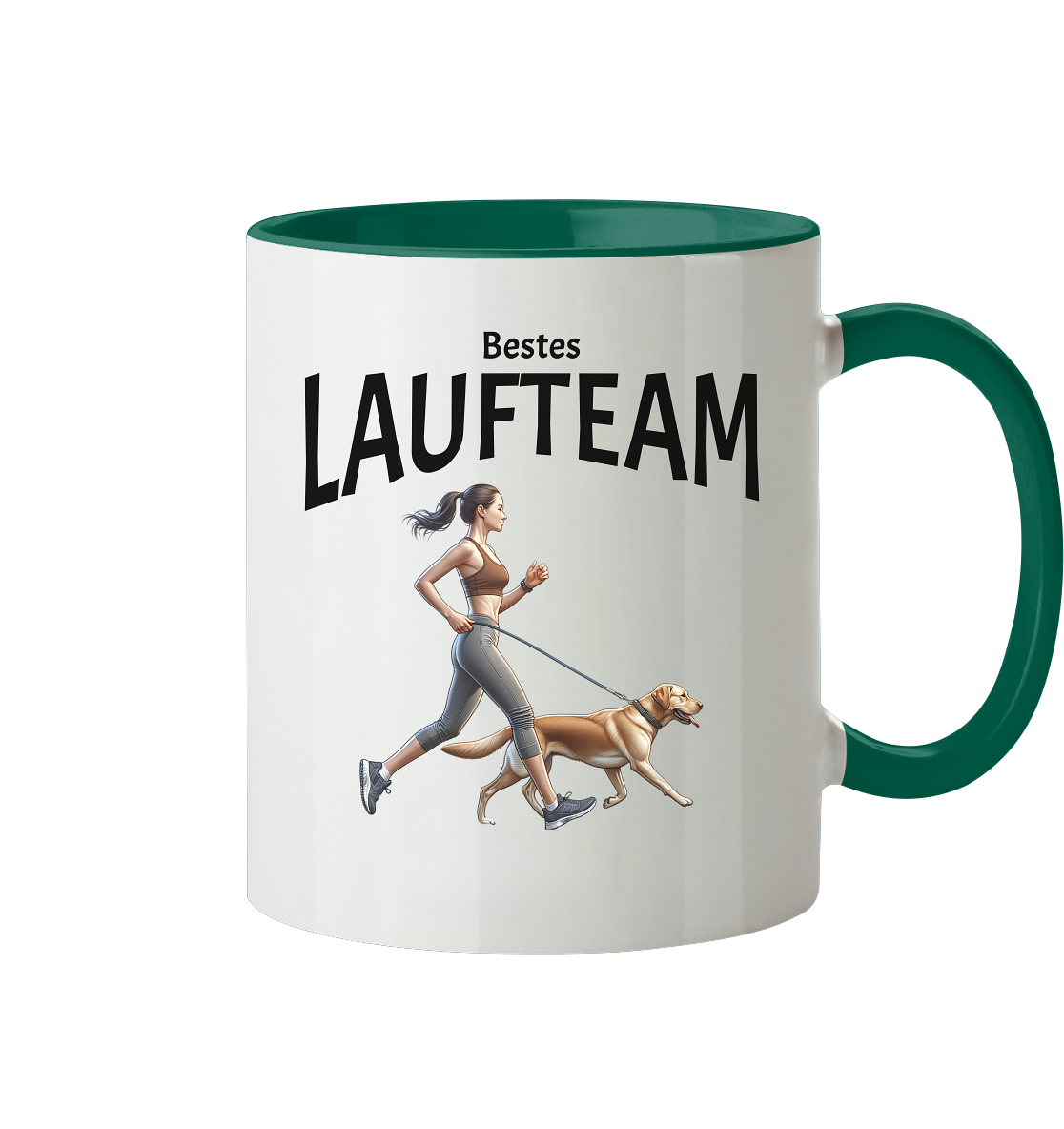 Bestes Laufteam - Tasse zweifarbig