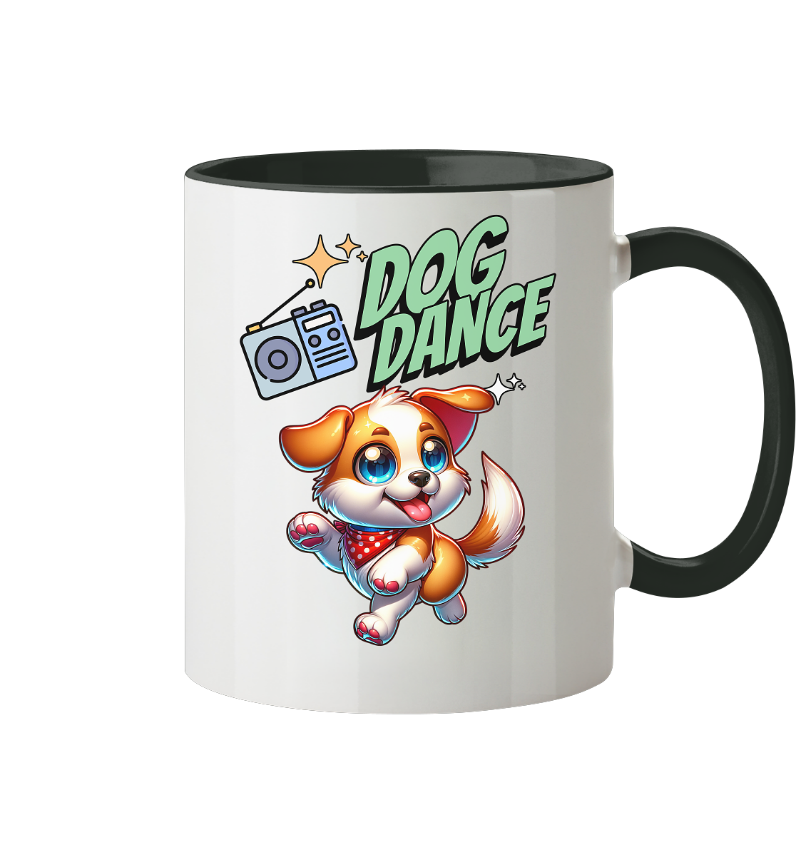 Dog Dance - Tasse zweifarbig