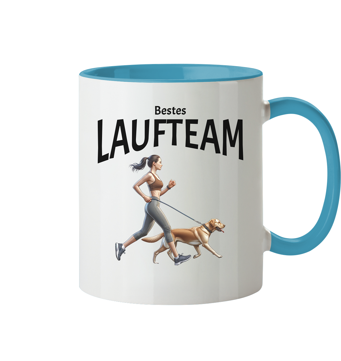 Bestes Laufteam - Tasse zweifarbig