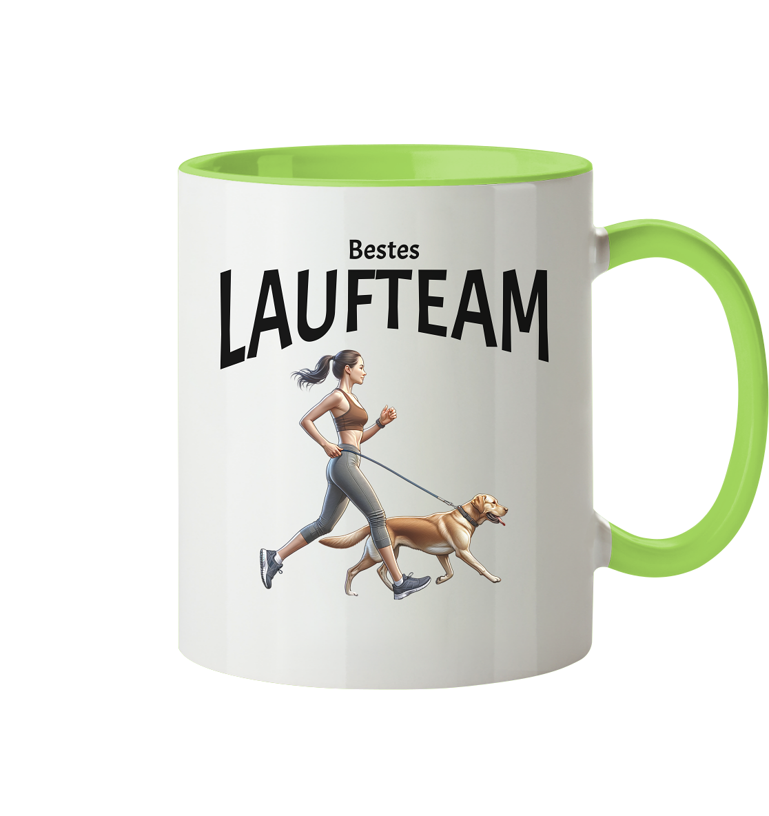 Bestes Laufteam - Tasse zweifarbig