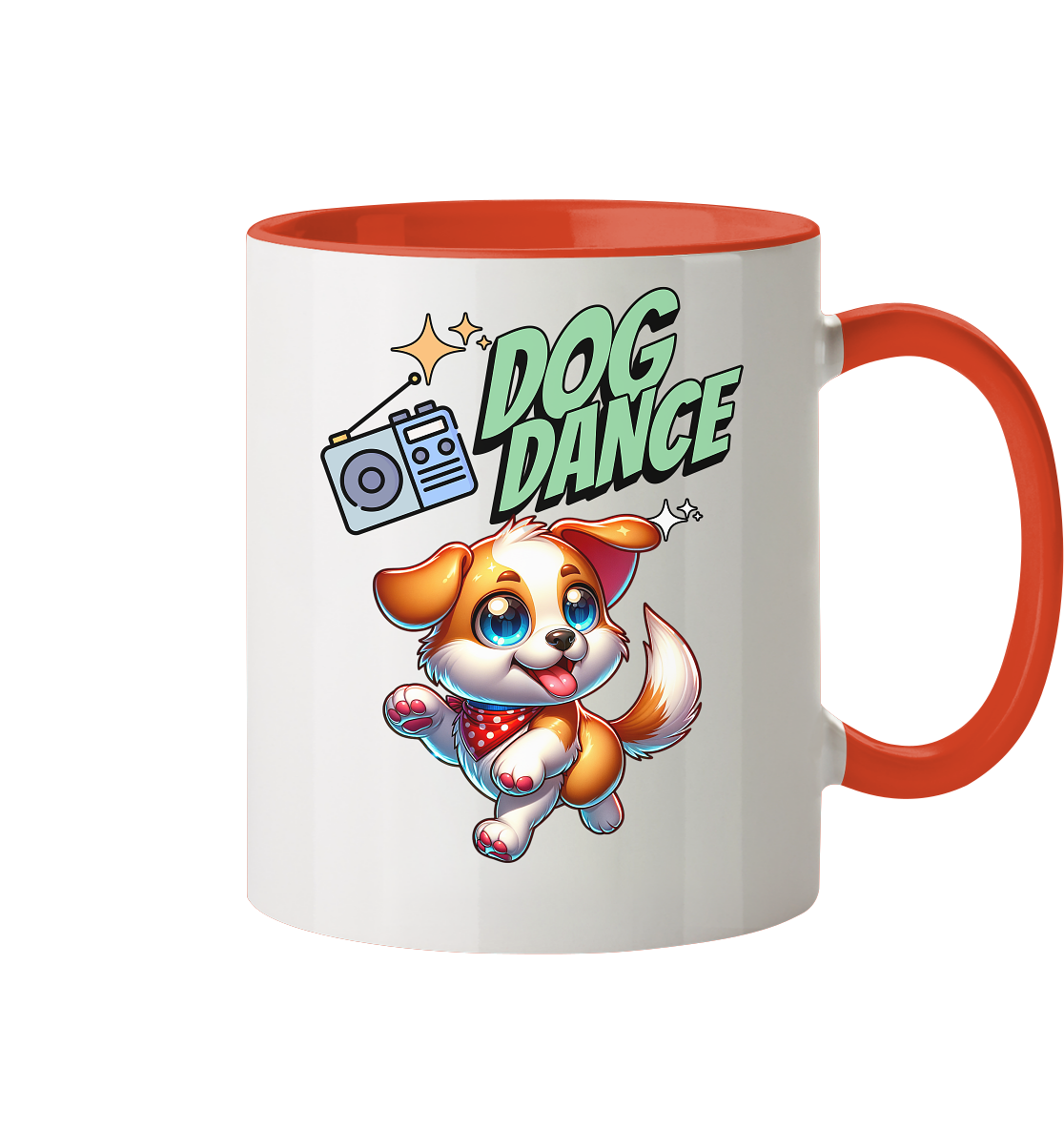 Dog Dance - Tasse zweifarbig