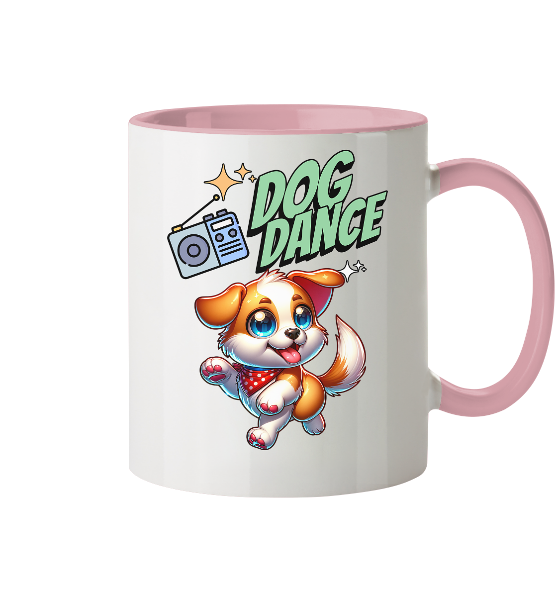 Dog Dance - Tasse zweifarbig