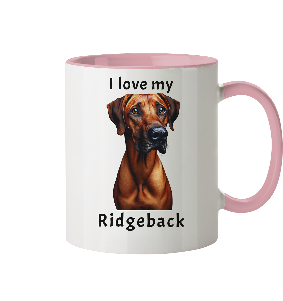 I love my Ridgeback - Tasse zweifarbig