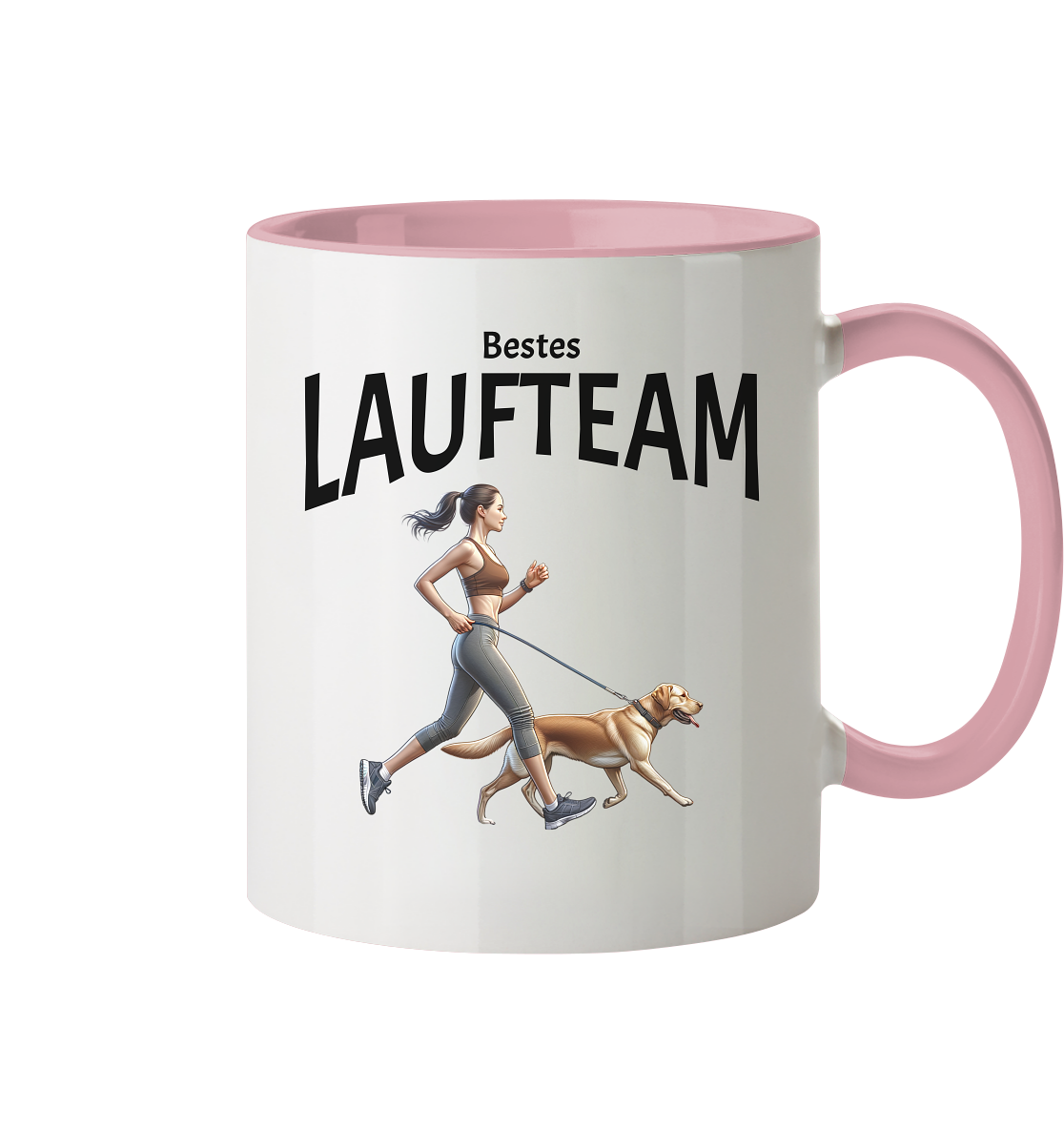 Bestes Laufteam - Tasse zweifarbig