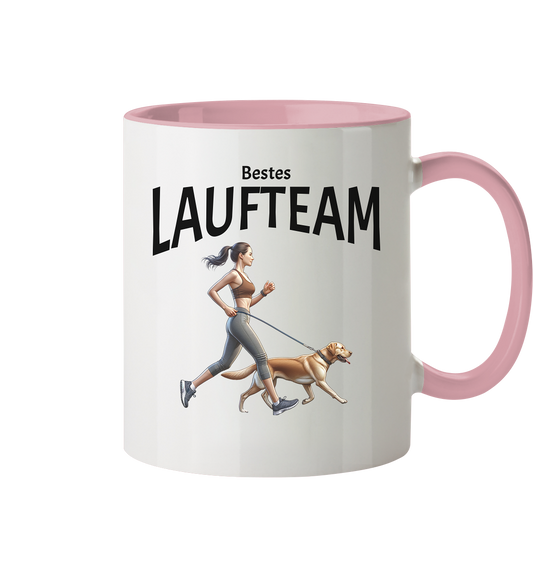 Bestes Laufteam - Tasse zweifarbig